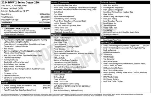 bmw 2 series 2024 3MW23CM04R8E20937 image bmw 2 series 2024 3MW23CM04R8E20937 image